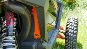Polaris RZR Pro R Rear Mud Guards - Dunes 2 Dezert SXS