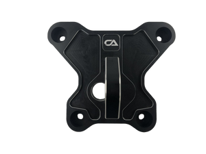 Polaris RZR Turbo S Billet Rear Pull Plate / Radius Rod Plate - Dunes 2 Dezert SXS