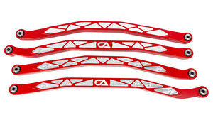 Can-Am X3 Billet High Clearance Middle and Lower Radius Rods - Dunes 2 Dezert SXS