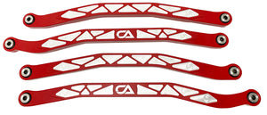 Can-Am X3 Billet High Clearance Middle and Lower Radius Rods - Dunes 2 Dezert SXS