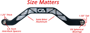 Polaris RZR Turbo S High Clearance Rear LOWER Radius Rods - Dunes 2 Dezert SXS