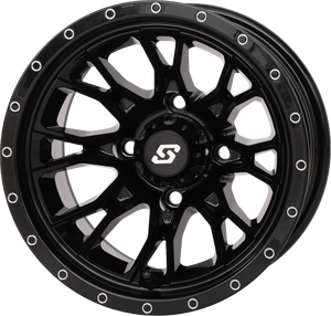 Fusion Wheel  12x7 2+5 4/110 Gloss Black