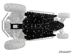 SuperATV Polaris RZR 4 900 / S4 900 / S4 1000 Full Skid Plate, front view