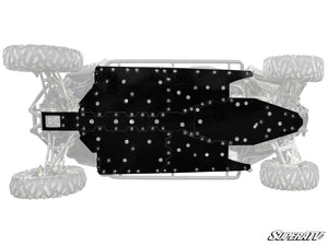 SuperATV Polaris RZR 4 900 / S4 900 / S4 1000 Full Skid Plate, angle view