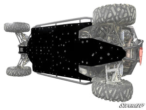 SuperATV Polaris RZR 4 900 / S4 900 / S4 1000 Full Skid Plate, installed view