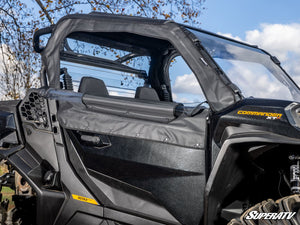 SuperATV Can-Am Commander / Maverick Sport / Trail Soft Upper Doors, mounted view