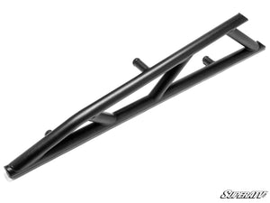 SuperATV Can-Am Maverick Trail Nerf Bars, mounted view