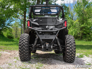SuperATV Can-Am Maverick Sport Rear Bumper, installed view