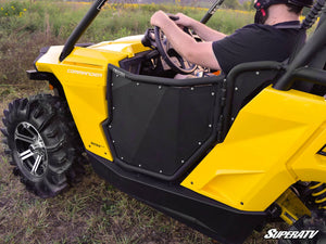 SuperATV Can-Am Commander Aluminum Doors, installed view