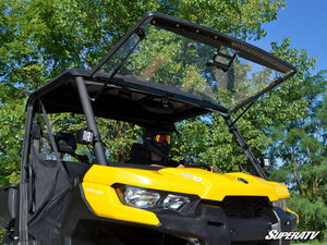 SuperATV Can-Am Defender flip windshield fully open