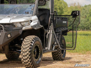 SuperATV Can-Am Defender Convertible Cab Enclosure Doors, installed view