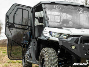 SuperATV Can-Am Defender Convertible Cab Enclosure Doors, side view