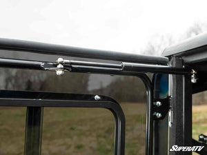 SuperATV Can-Am Defender Convertible Cab Enclosure Doors, mounted view