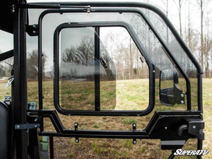 SuperATV Can-Am Defender Convertible Cab Enclosure Doors, rear view