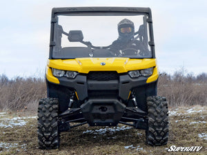 SuperATV Can-Am Defender full windshield shown from the driver side