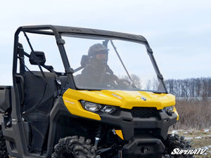 SuperATV scratch-resistant full windshield for Can-Am Defender, product view