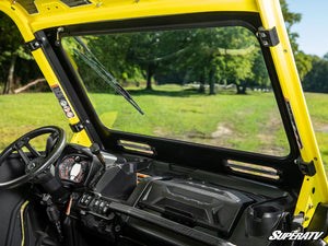 SuperATV Can-Am Defender glass windshield manual wiper detail