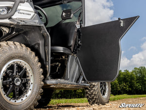 SuperATV Can-Am Defender HDPE Half Doors, cab view