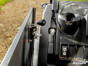 SuperATV Can-Am Defender HDPE Half Doors, rear view