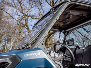 SuperATV Defender HD11 flip windshield clamp detail
