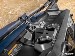 SuperATV Defender HD11 flip windshield latch detail