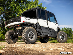 SuperATV Can-Am Defender HD11 4-inch long travel kit angle view
