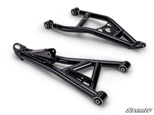 SuperATV Can-Am Defender HD11 4-inch long travel kit rear angle