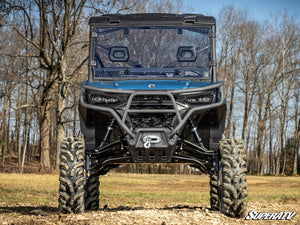 SuperATV Can-Am Defender HD9 / HD8 / HD10 / HD11 / HD7 / HD5 Front Bumper, rear view