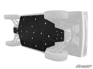 SuperATV Can-Am Defender MAX HD10 / HD9 / HD8 / HD11 Full Skid Plate, mounted view