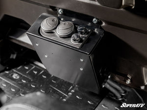 SuperATV second-row heater with vents and controls in a Can-Am Defender MAX HD8