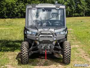 SuperATV Can-Am Defender MaxDrive glass windshield fully open