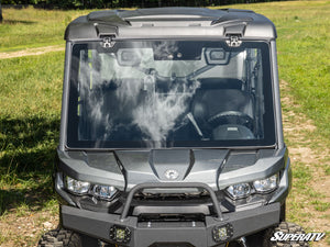SuperATV Defender power flip glass windshield actuator detail