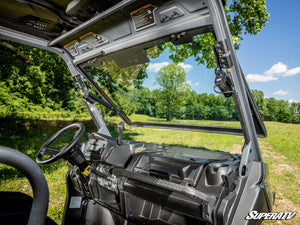 SuperATV Defender MaxDrive power flip glass windshield product view
