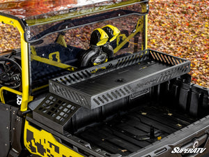 SuperATV Bed Rack Delta for Can-Am Defender HD5 angle view