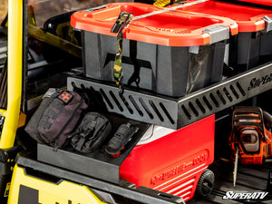 SuperATV Bed Rack Delta for Can-Am Defender HD11 on-machine view