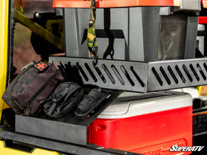 SuperATV Bed Rack Delta for Can-Am Defender HD8 rear angle