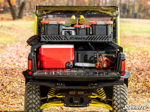 SuperATV Bed Rack Delta for Can-Am Defender HD9 top view