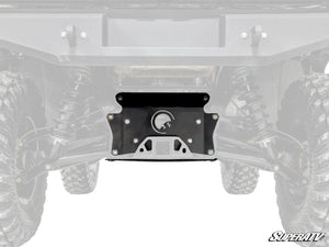 SuperATV Can-Am Defender HD8 frame stiffener detail view