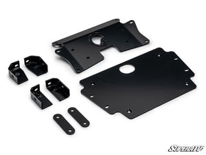 SuperATV Can-Am Defender HD5 frame stiffener mounting detail