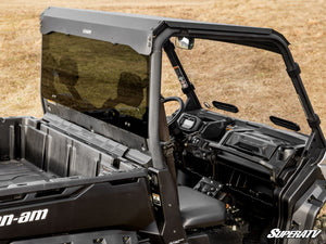SuperATV Defender rear glass windshield bracket detail