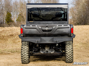 SuperATV Can-Am Defender rear glass windshield, angled view