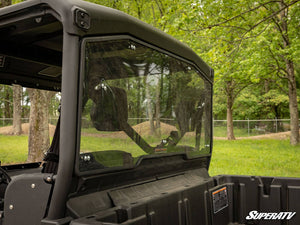 SuperATV Can-Am Defender rear windshield clamp and seal detail