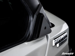 SuperATV Can-Am Defender mirror mount for OEM doors mounting detail