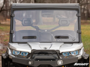 Close-up of the SuperATV Defender windshield vent