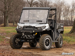 SuperATV Can-Am Defender vented windshield, side view