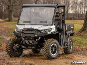 SuperATV Can-Am Defender vented windshield with dark tint
