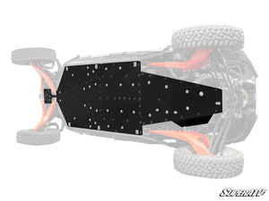 SuperATV Can-Am Maverick R / R MAX Full Skid Plate, alternate angle