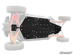 SuperATV Can-Am Maverick R / R MAX Full Skid Plate, detail view