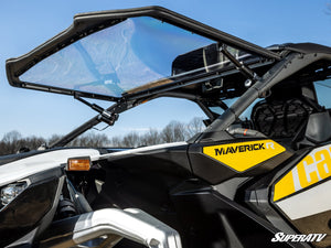 Can-Am Maverick R MaxDrive Power Flip Windshield - Dunes 2 Dezert SXS