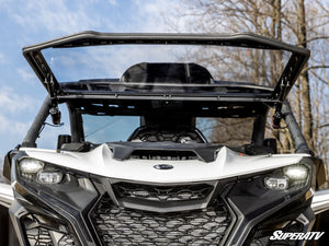 Can-Am Maverick R MaxDrive Power Flip Windshield - Dunes 2 Dezert SXS